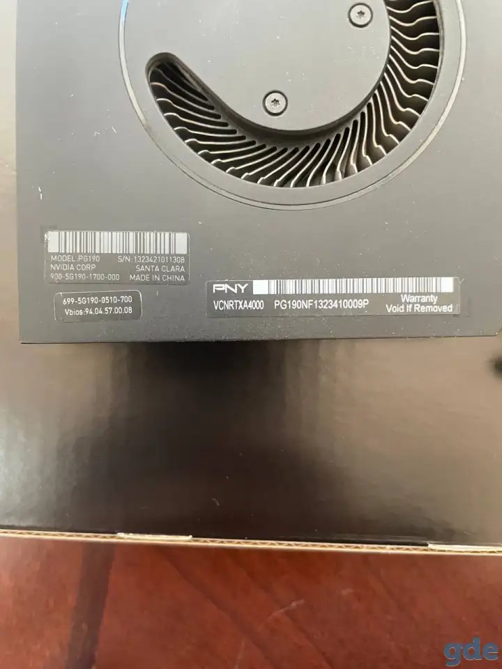 NVIDIA RTX A4000 16GB, фотография 4