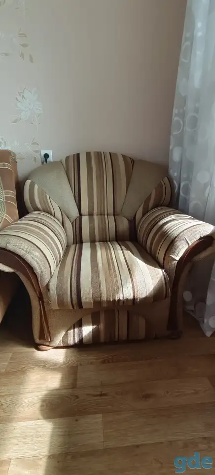 Продам диван и 2 кресла, фотография 4