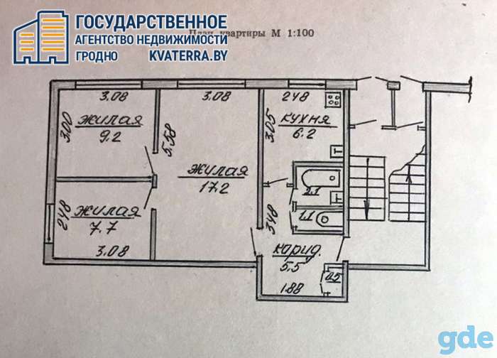 3-комнатная квартира на Поповича в Гродно, фотография 5