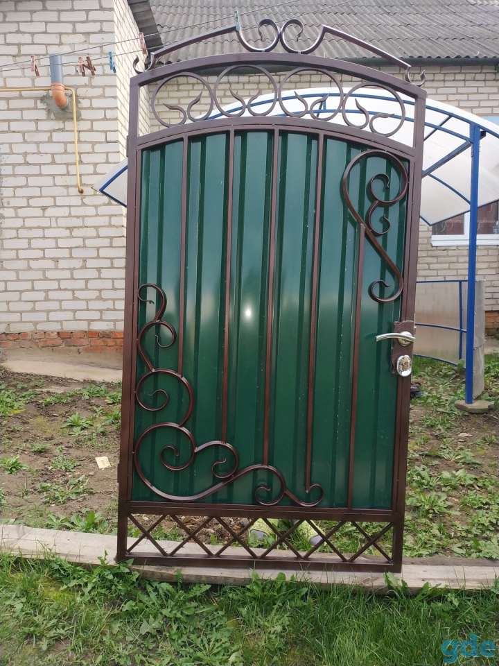 Ворота , калитка ,беседка , кровать, ограда ,крыльцо,навес .Лофт ,классика, фотография 7