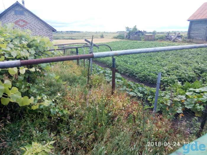 Продается участок с домом, баней, гаражом. Все из кирпича. д.Водовичи., фотография 1