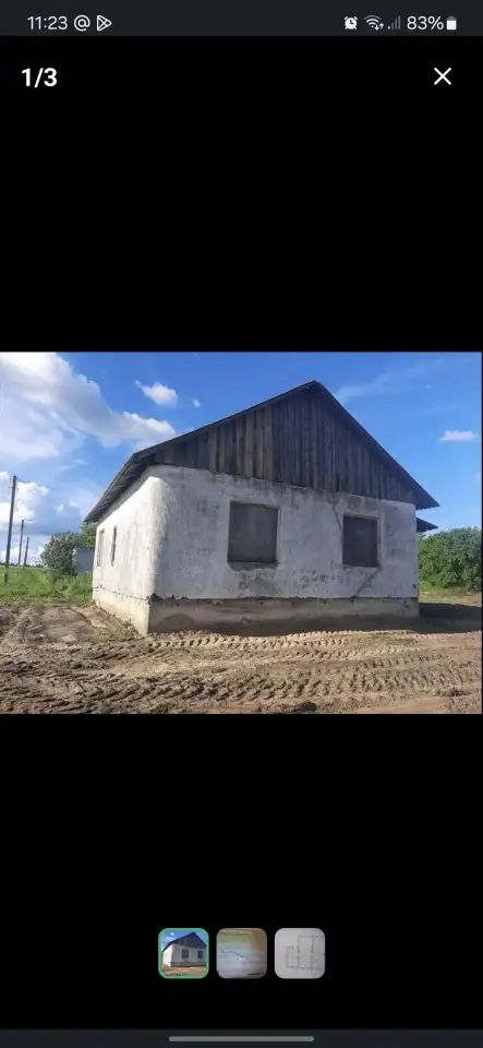 Продам  большой недостроенный дом в д.Довбени, фотография 1