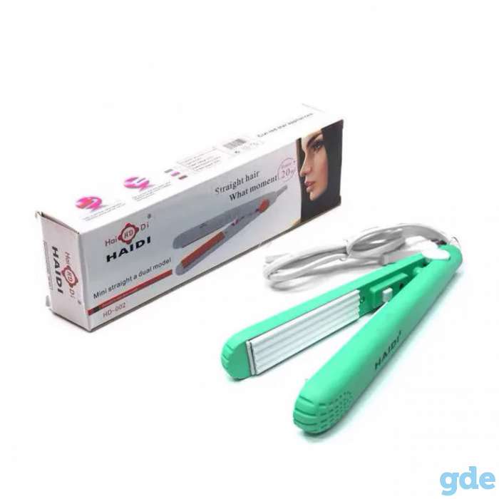 Мини утюжок для волос гофре Haidi HD-002, фотография 2