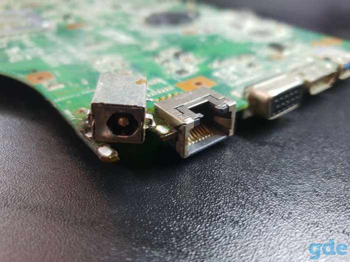 Ремонт и замена разъемов USB/lan/ audio, фотография 1