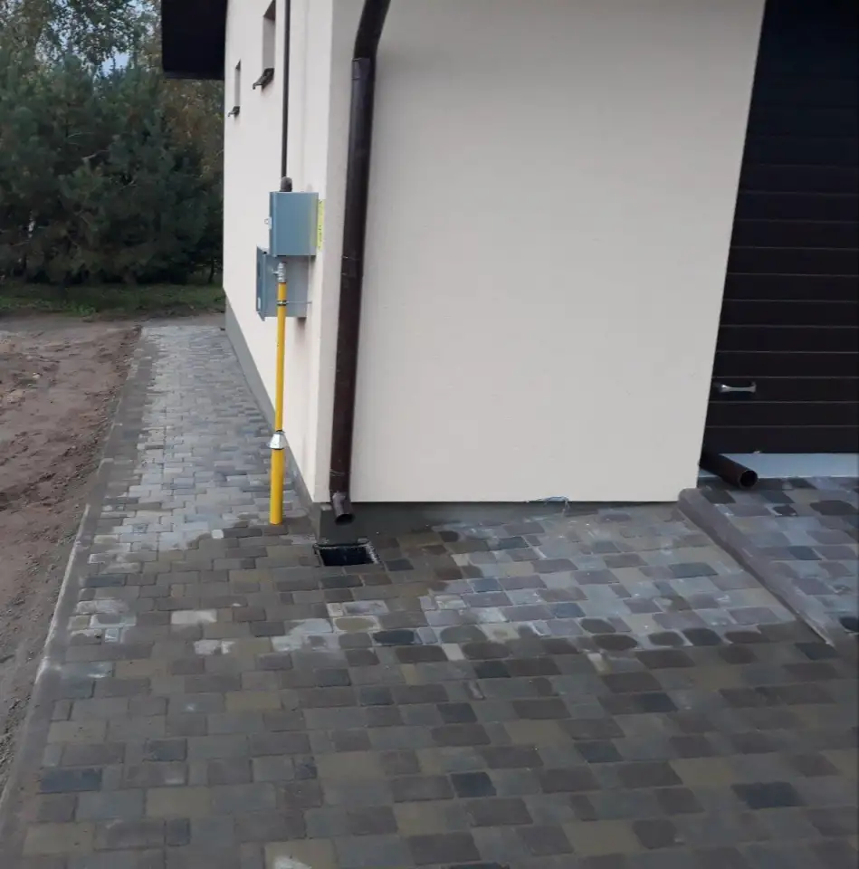 Укладка тротуарной плитки, фотография 7