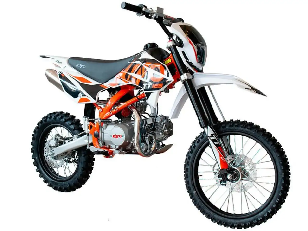 Питбайк kayo basic k125ea 17/14 krz (п/автомат, эл. стартер 2024 г.), фотография 3