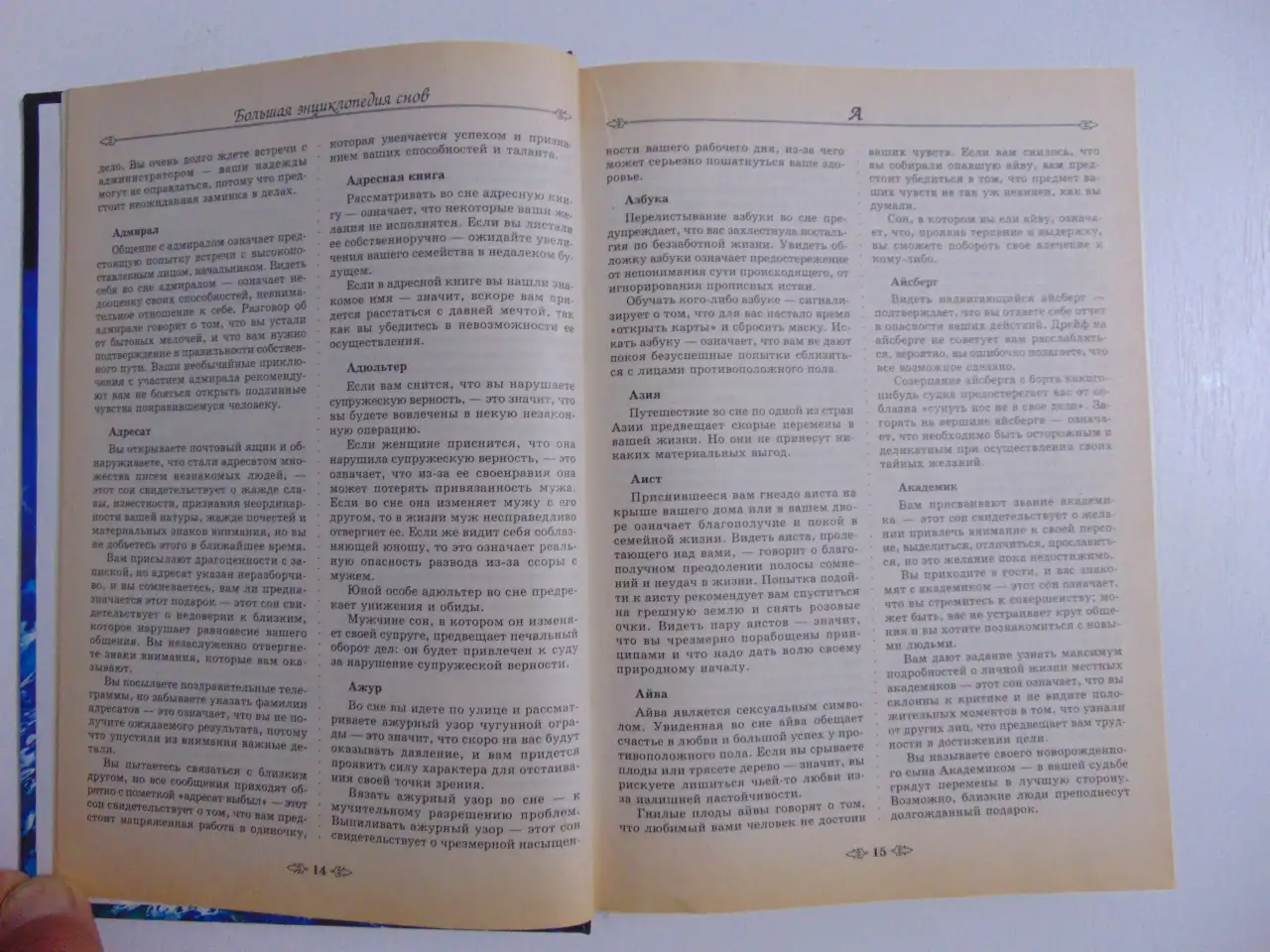 Большая энциклопедия снов. 2000 год, -576 стр, фотография 15
