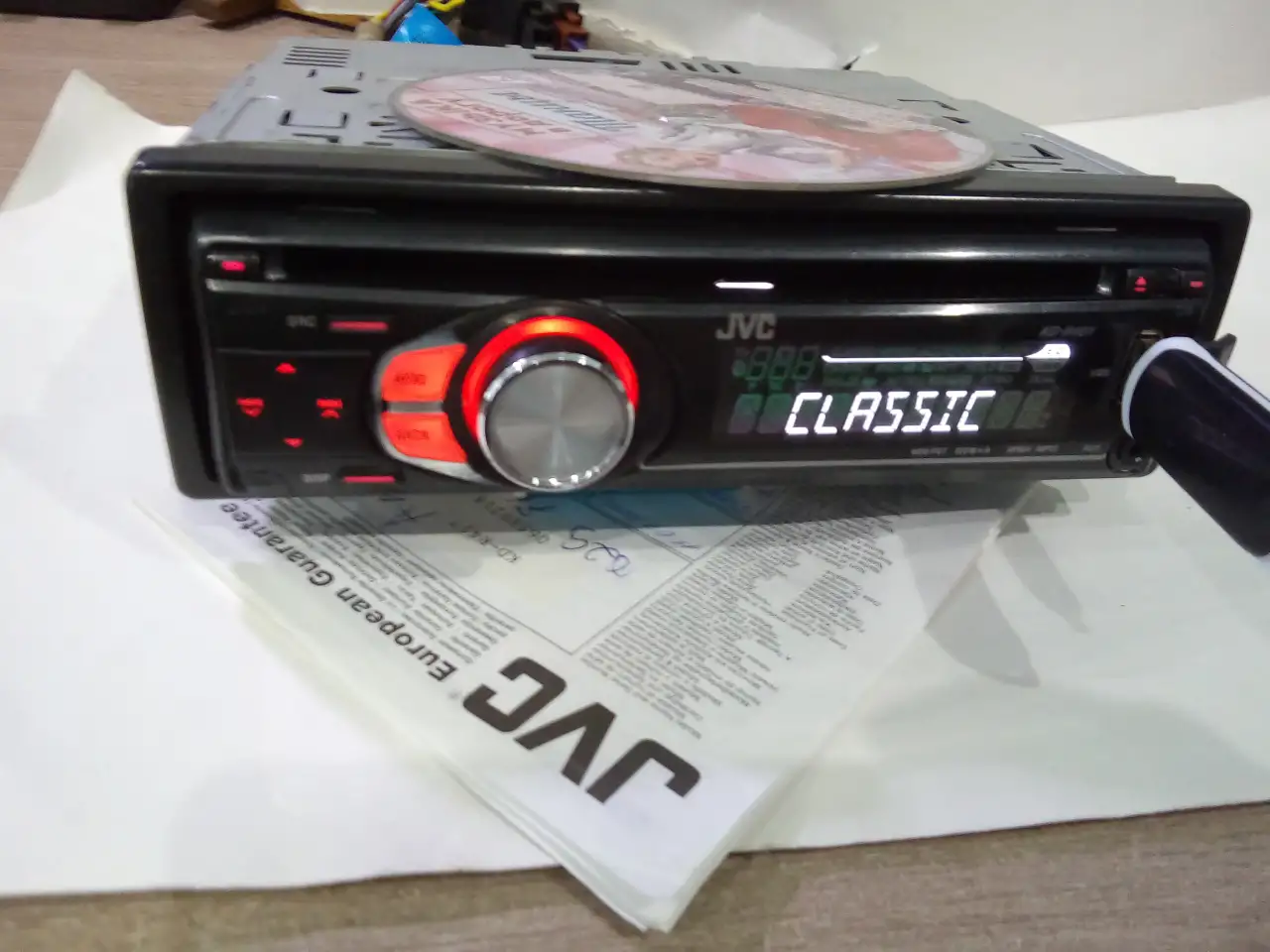 Автомагнитола JVC CD MP3 USB, фотография 1