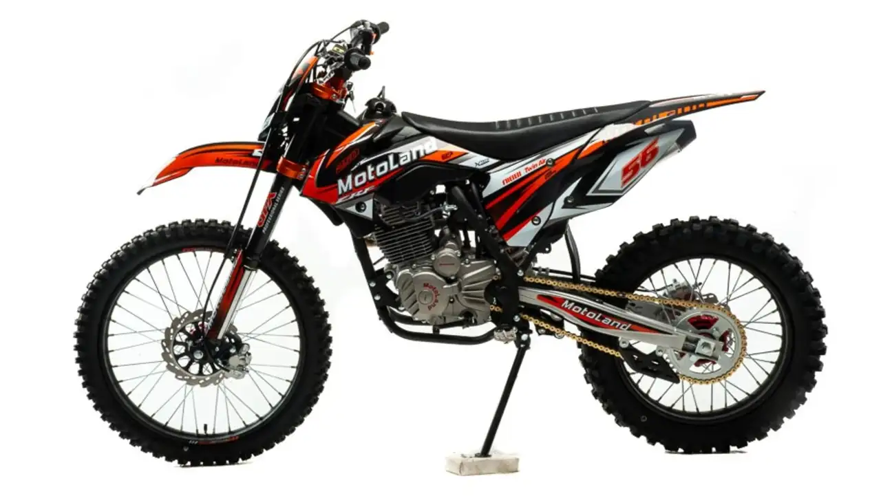 Мотоцикл кросс motoland crf 250 (172fmm) оранжевый, фотография 1