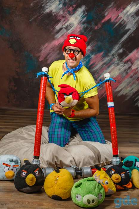 День рождения в стиле Angry birds (сердитые птички) 1 час, фотография 2