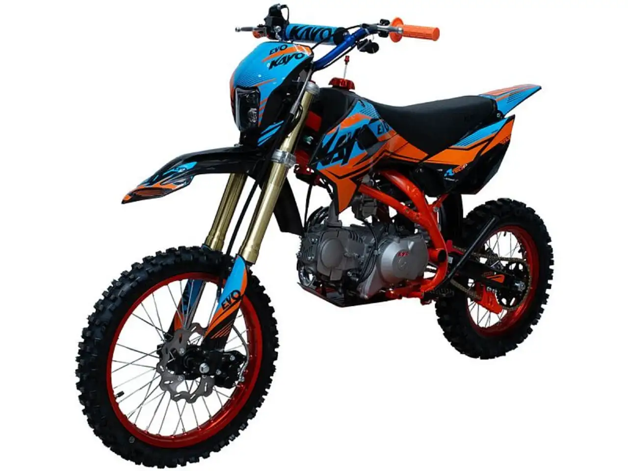 Питбайк kayo evolution k125em 17/14 krz (механ. сцепл., эл. стартер 2024, фотография 4