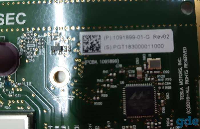 Зап. части для авто Tesla. Модуль модема NA (LTE) REV02 Tesla modelGG Model 3 Modem Module wit, фотография 3