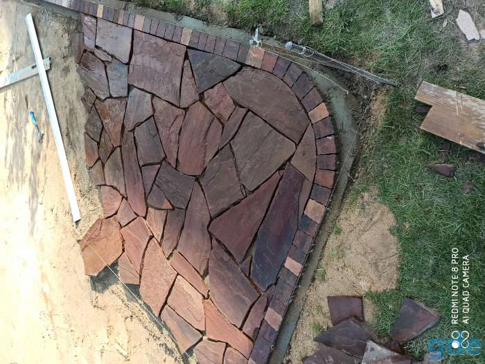 Укладка тротуарной плитки, фотография 1