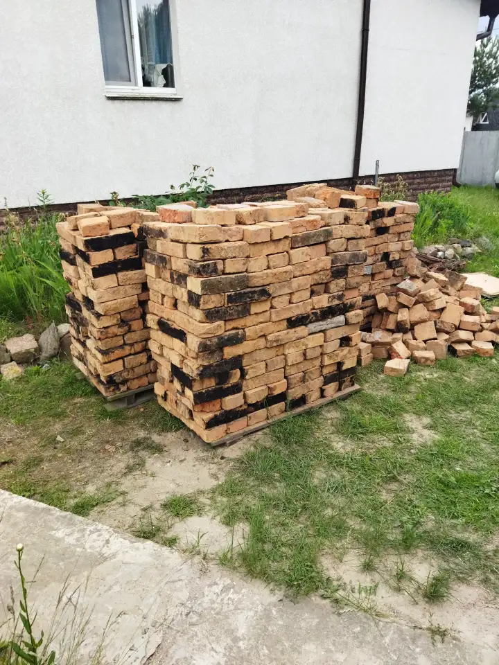 Продам печной  кирпич рядовой бу., фотография 1