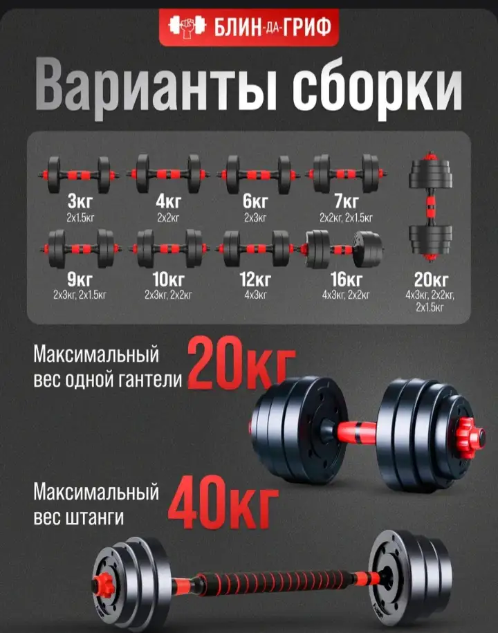 Гантели б/у, фотография 2