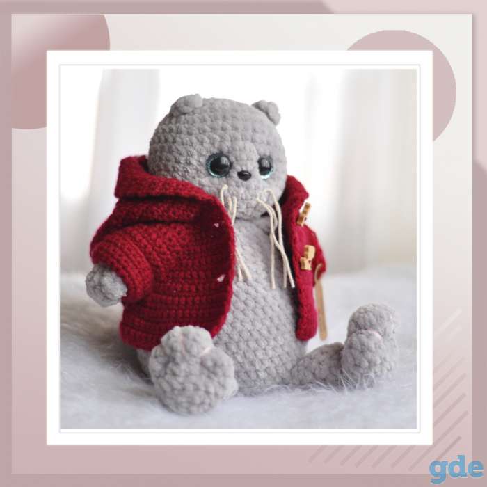 Вязаные игрушки. Кот, фотография 2