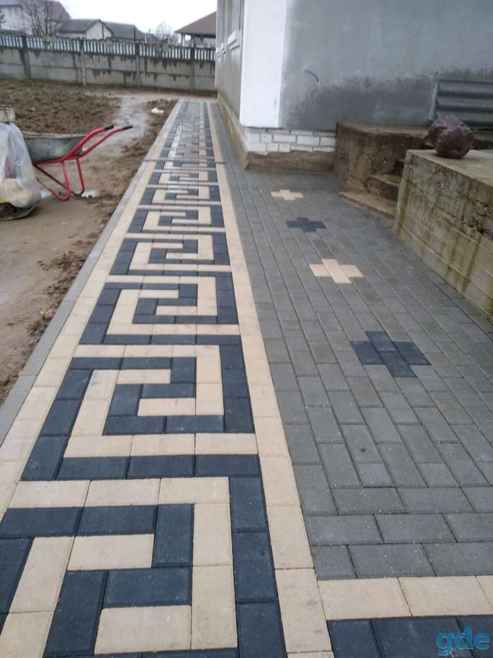 Укладка тротуарной плитки, фотография 5