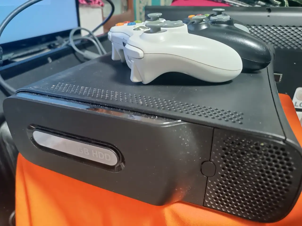 Приставка Xbox 360 elite по частям блок питания жёсткий диск с играми, фотография 7