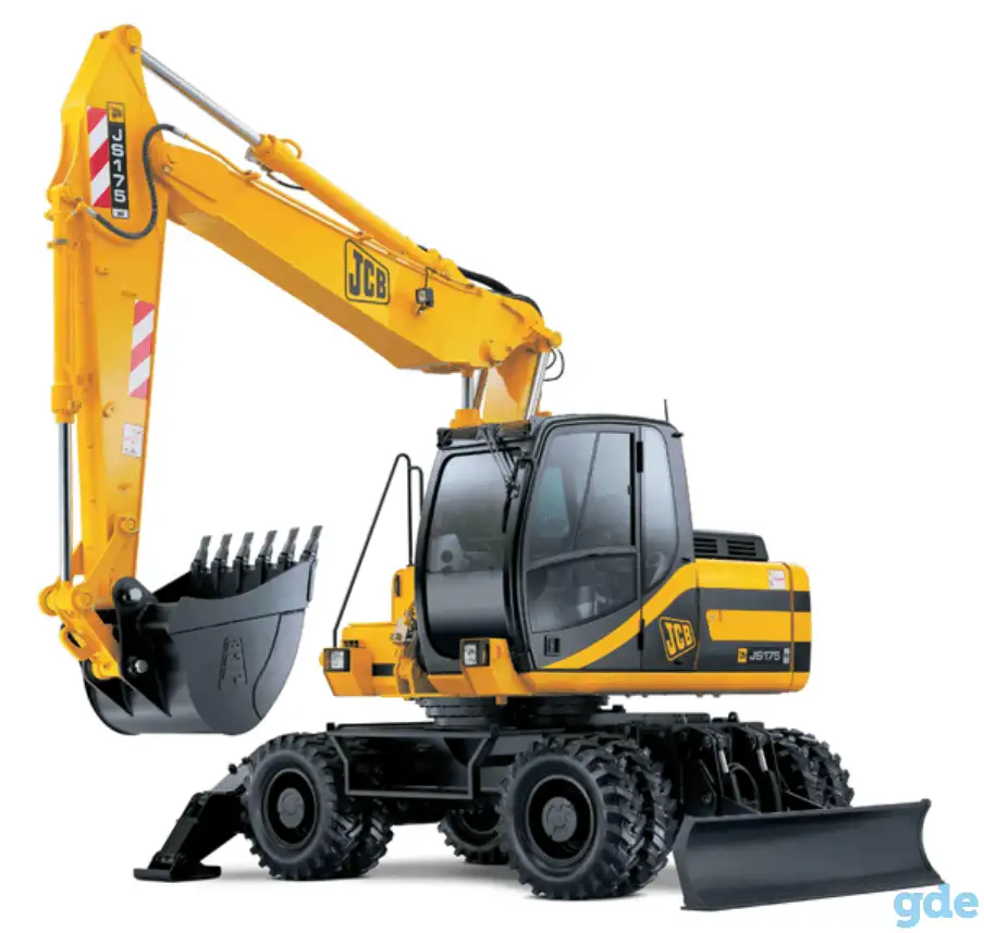 Колёсный экскаватор JS175W, фотография 1