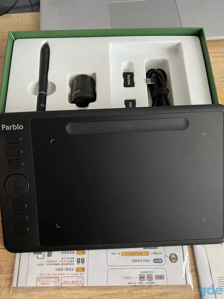 Графический планшет Parblo Intangbo S (черный), фотография 1