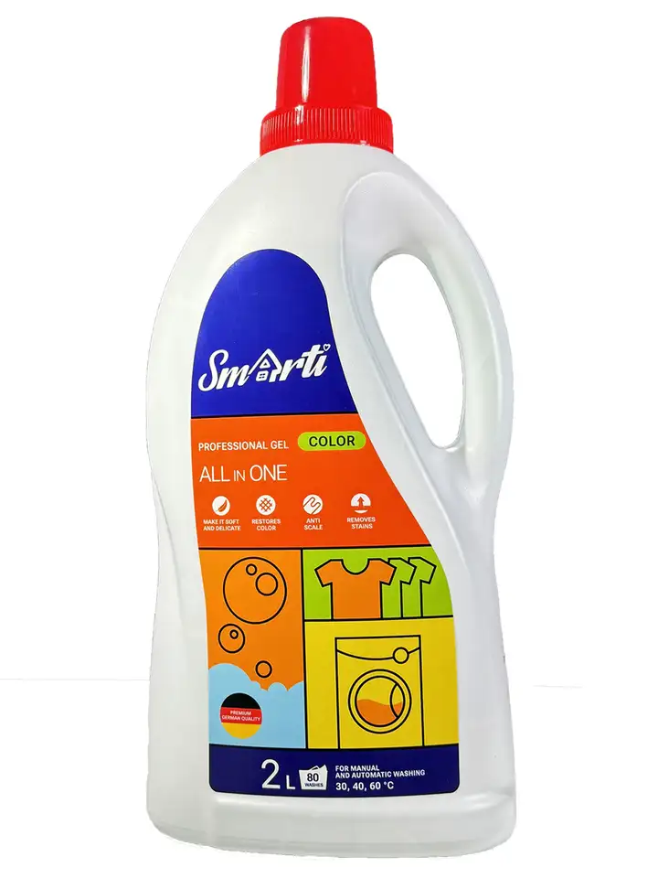 Гель для стирки smarti all in one для цветного 2л, фотография 1