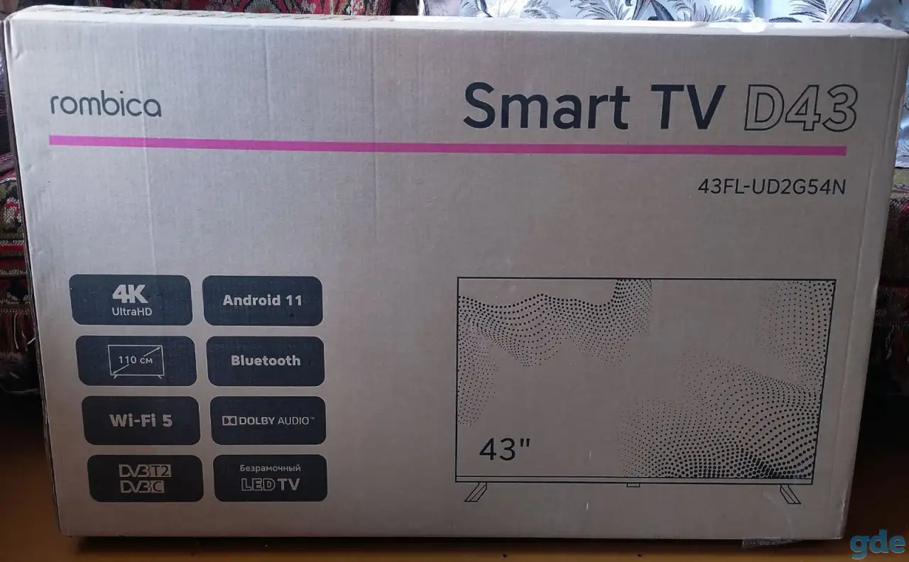 Телевизор smart TV D43, фотография 2