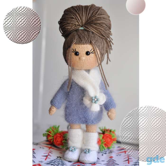 Вязаные игрушки. Кукла, фотография 2