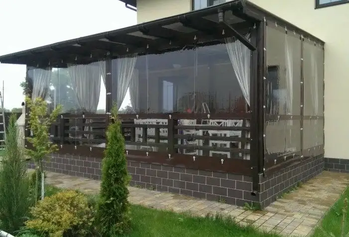 Мягкие окна для беседок и террас, фотография 7