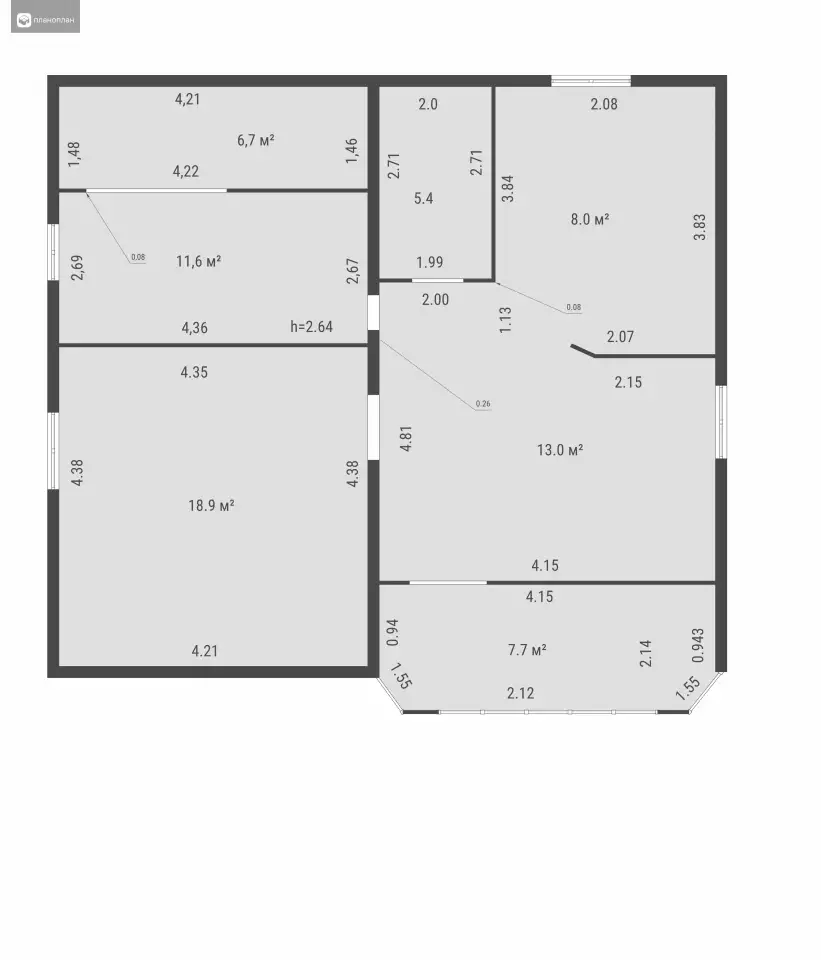 Продается незавершенное  капитальное строение, Дубровский 2-й,4, фотография 18