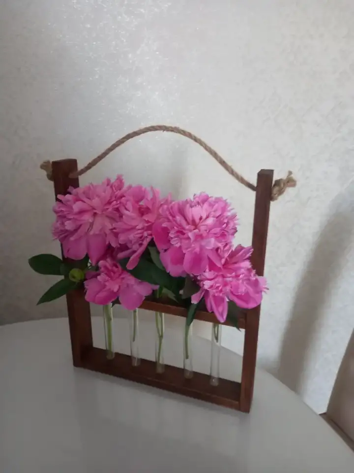 Рамки для цветов с колбами, фотография 4
