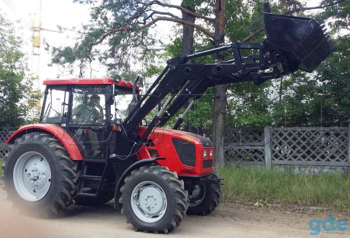 Фронтальный погрузчик ПТМ-1100 на трактор МТЗ 922.3, фотография 5
