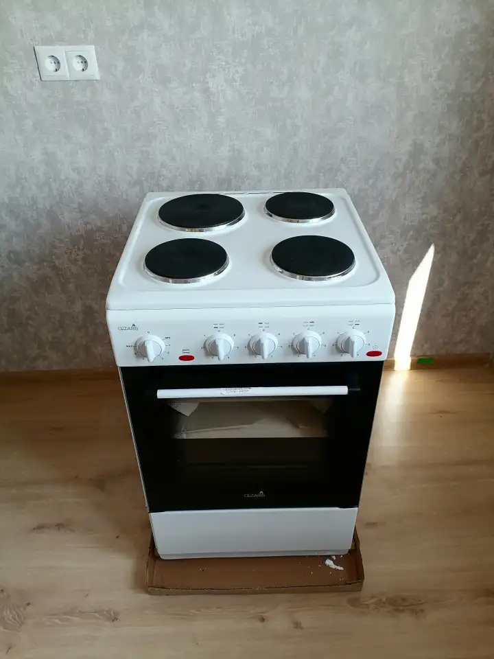 Продам электроплиту Cezaris, новая, с новостройки, включалась только  для проверки работоспособности, фотография 2