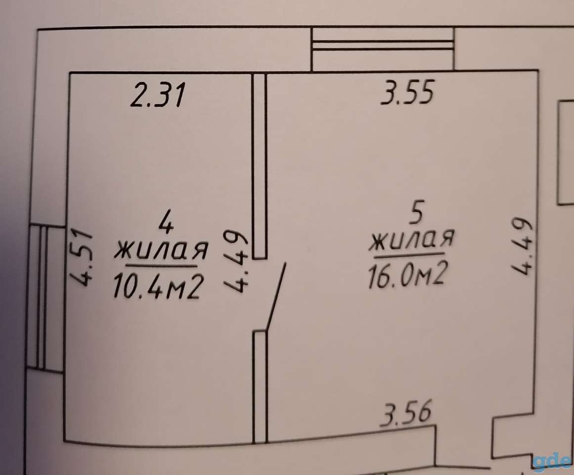 Продам 2е смежные комнаты без ремонта, Оршанский р-н, Грицевца д.1, фотография 1