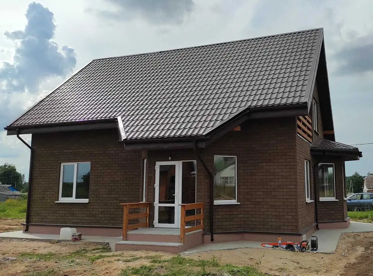 Строительство каркасно-панельных домов. Дом по проекту КД-07.4-15 ''Радуга'', фотография 4