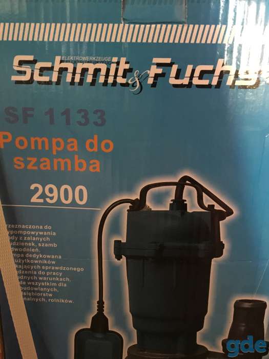 Насос фекальный schmit sf 1133 с измельчителем, фотография 4