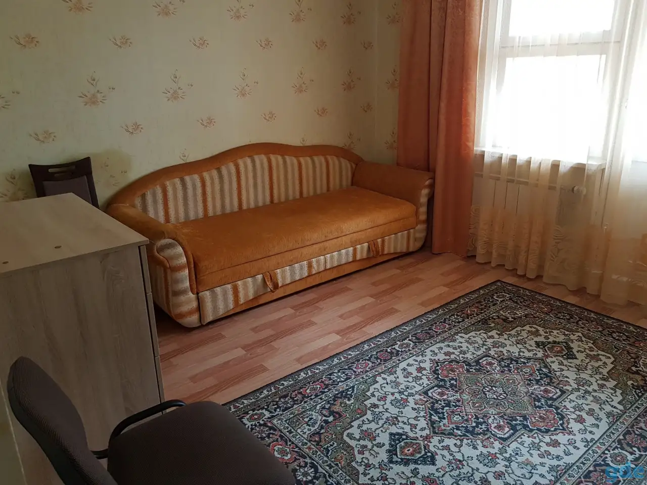 Сдается комната (непроходная,под ключ,с балконом) в 2х-комн.квартире (без хозяев)(на длит.срок) Матусевича 84 (от собс, фотография 3