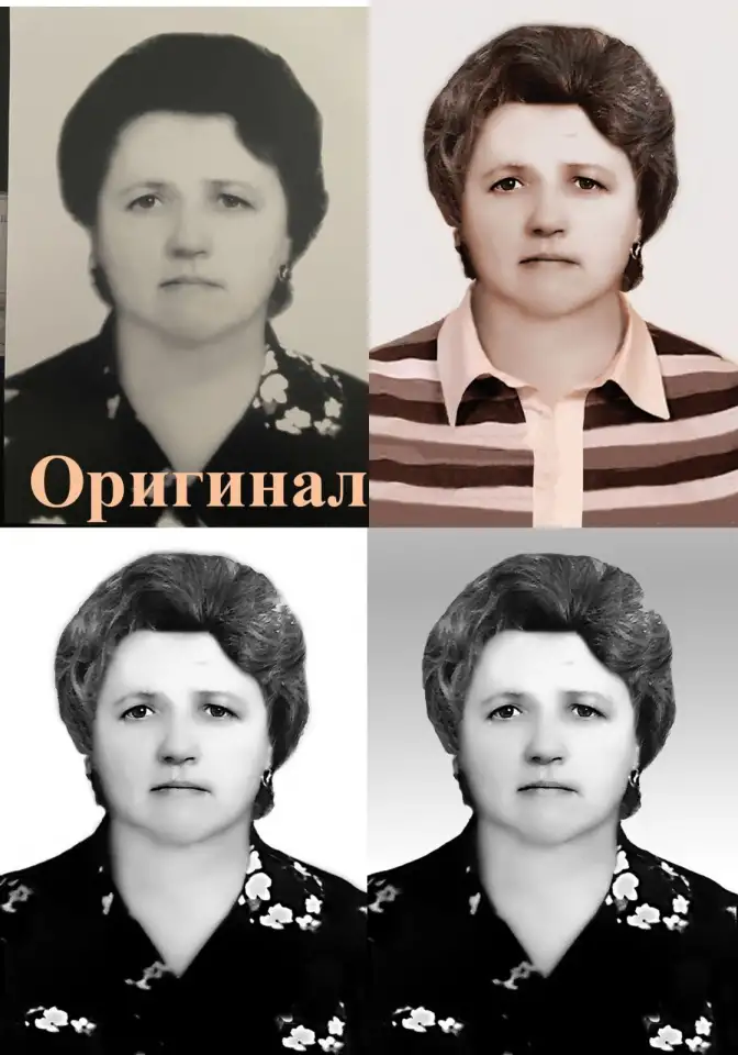 Изготовление фото для похорон, фотография 2