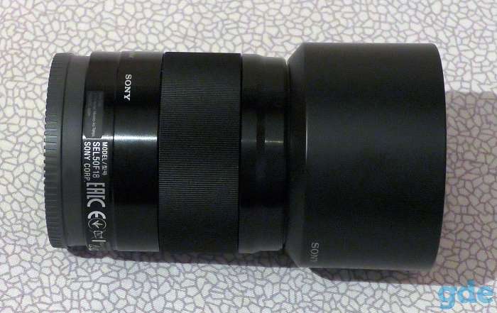 Светосильный объектив SONY 1,8\50, фотография 1