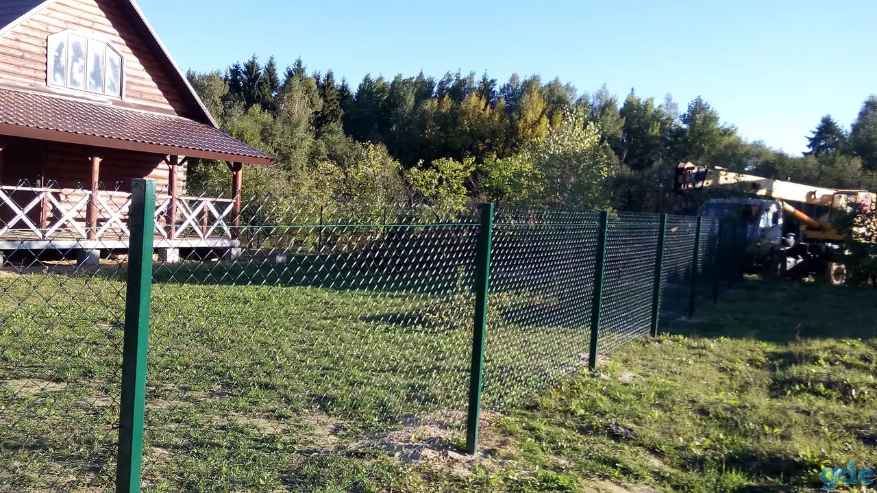 Сетка рабица. Установка под ключ, фотография 6
