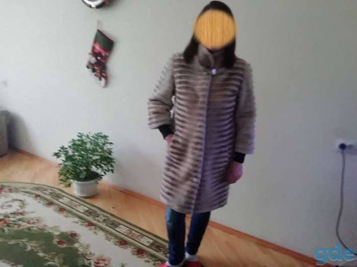Натуральная мутоновая шуба,, фотография 1