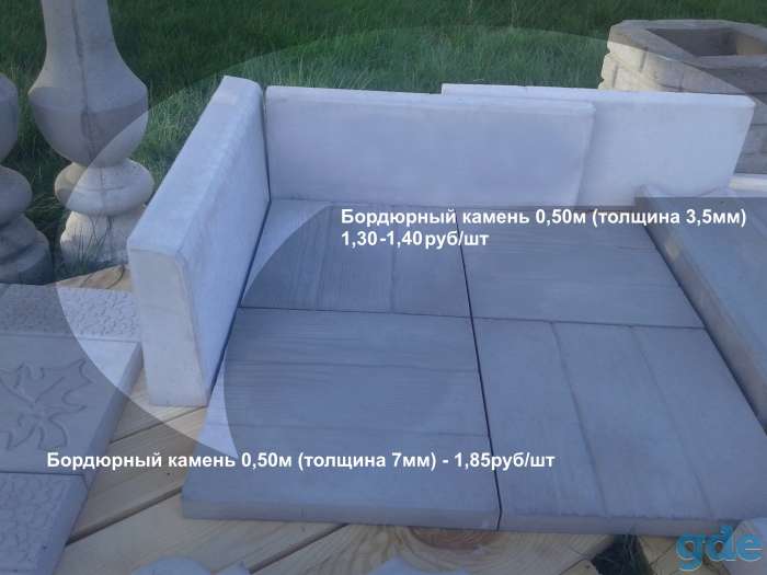 Плитка тротуарная, бордюры, балясины и перила, фотография 8