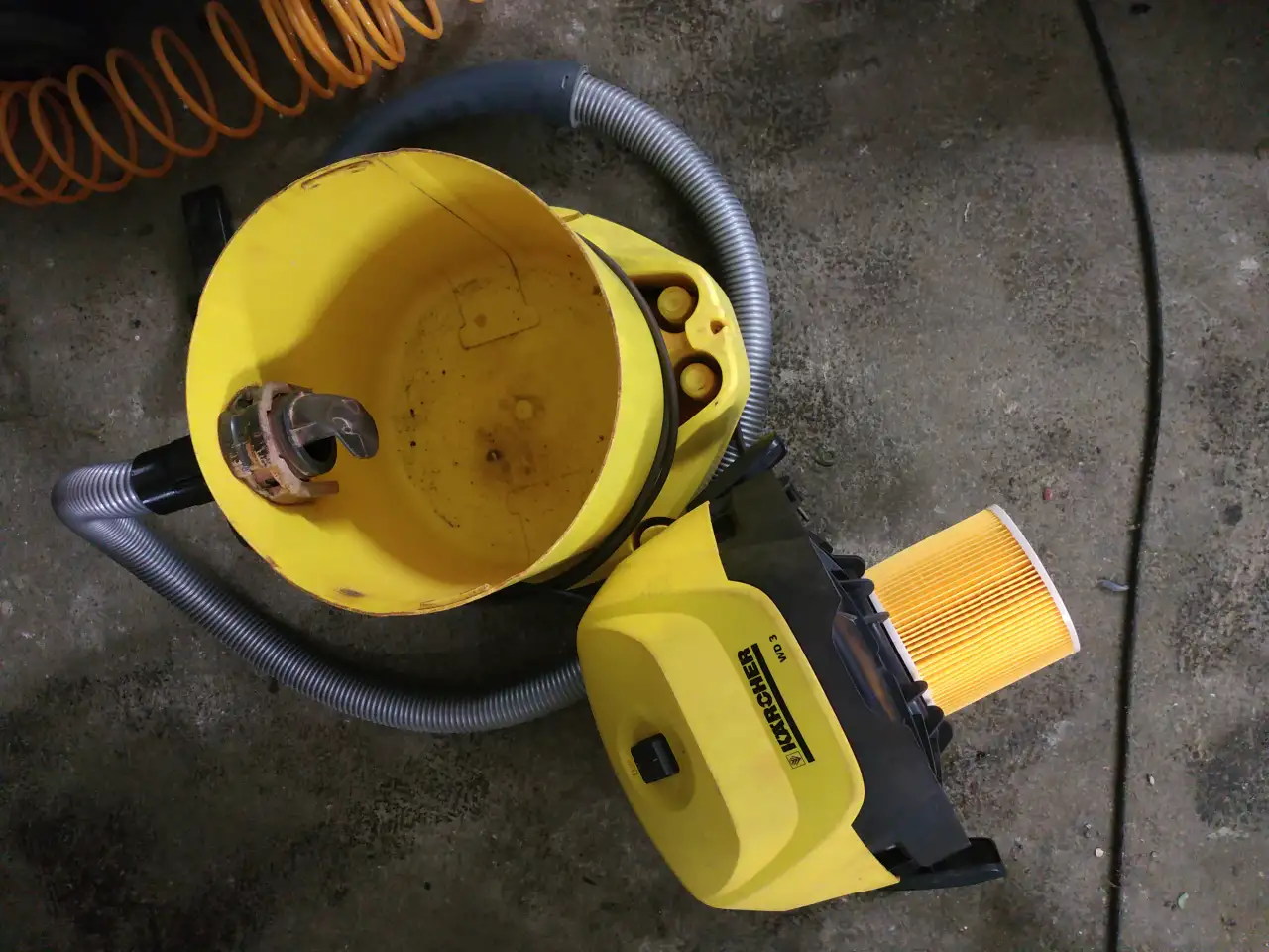 Пылесос строительный Karcher, фотография 4