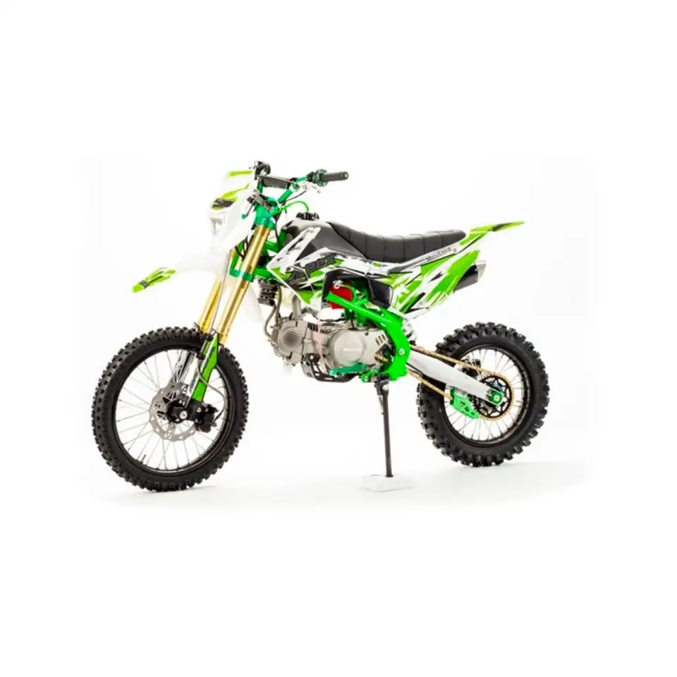 Питбайк motoland apex140 зеленый, фотография 1
