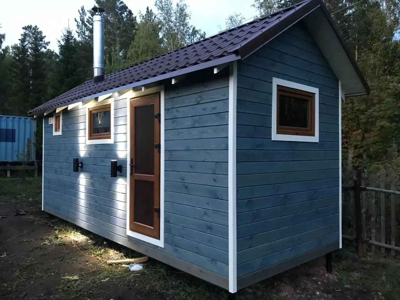 баня каркасная 2,3м5,0м, фотография 1