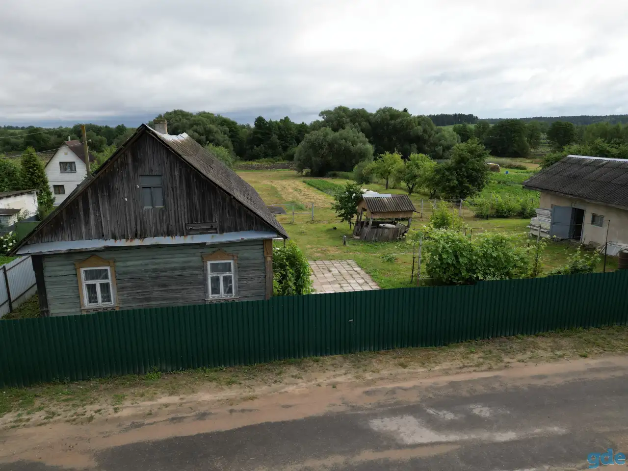 Продается участок 25 соток с домом и гаражом в д.Русиновичи, фотография 16